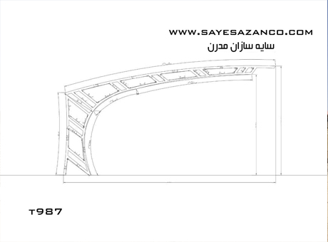 نقشه سایبان